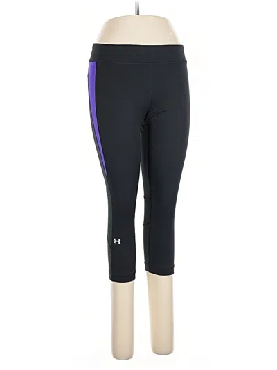 Pre-owned Under Armour Active Pants In Purple
