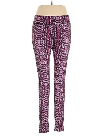 Pre-owned Under Armour Active Pants In Purple