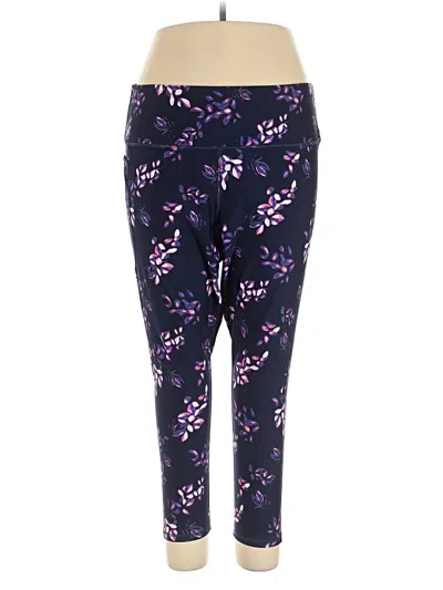 Pre-owned Under Armour Active Pants In Purple