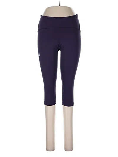Pre-owned Under Armour Active Pants In Purple