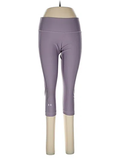 Pre-owned Under Armour Active Pants In Purple