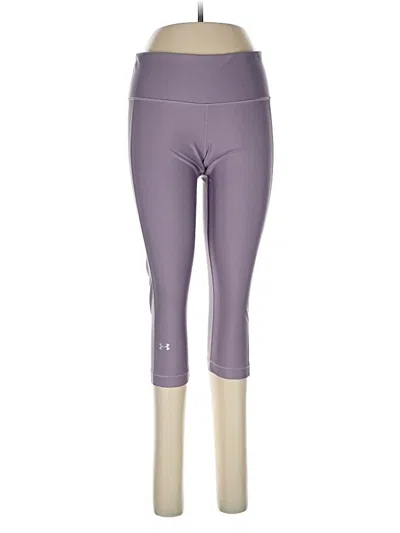 Pre-owned Under Armour Active Pants In Purple