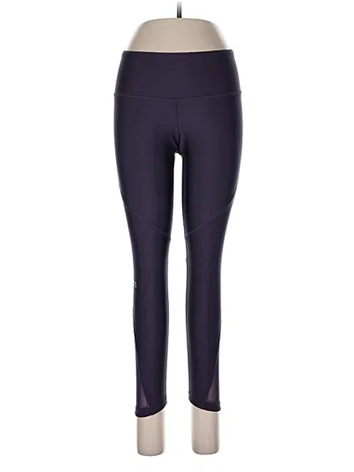 Pre-owned Under Armour Active Pants In Purple