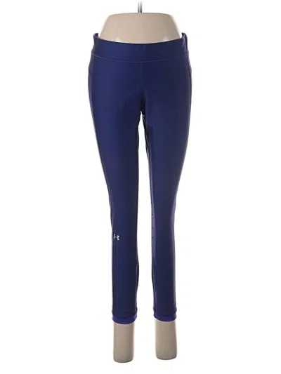 Pre-owned Under Armour Active Pants In Purple