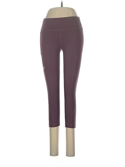 Pre-owned Under Armour Active Pants In Purple
