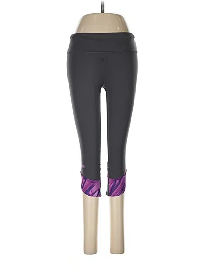 Pre-owned Under Armour Active Pants In Purple