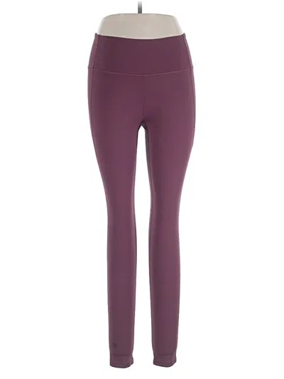 Pre-owned Under Armour Active Pants In Purple