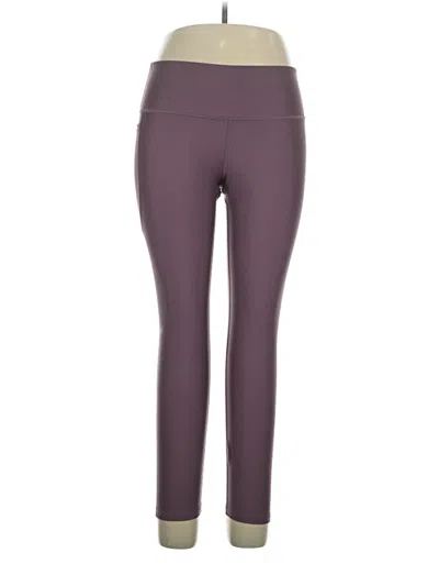 Pre-owned Under Armour Active Pants In Purple