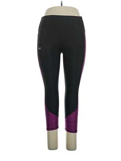 Pre-owned Under Armour Active Pants In Purple