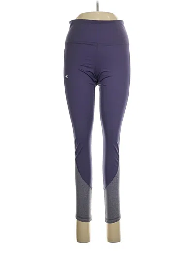 Pre-owned Under Armour Active Pants In Purple