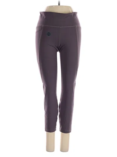 Pre-owned Under Armour Active Pants In Purple