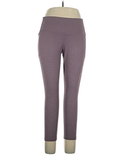 Pre-owned Under Armour Active Pants In Purple
