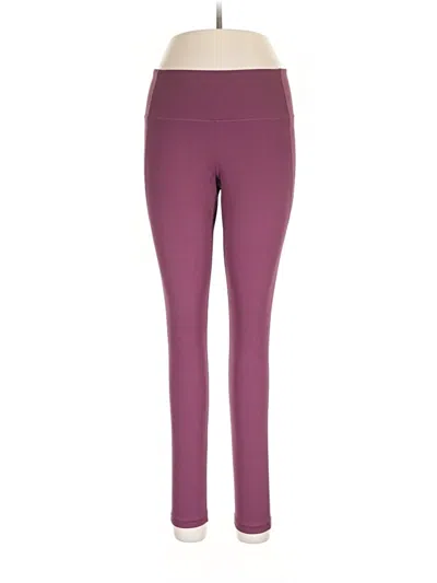 Pre-owned Under Armour Active Pants In Purple