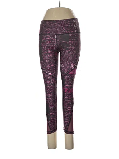 Pre-owned Under Armour Active Pants In Purple