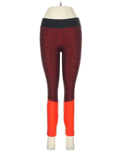 Pre-owned Under Armour Active Pants In Red