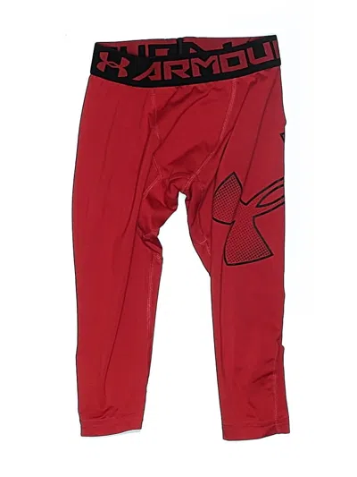 Pre-owned Under Armour Kids' Active Pants In Red
