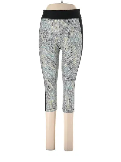 Pre-owned Under Armour Active Pants In Silver