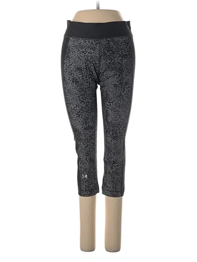 Pre-owned Under Armour Active Pants In Silver