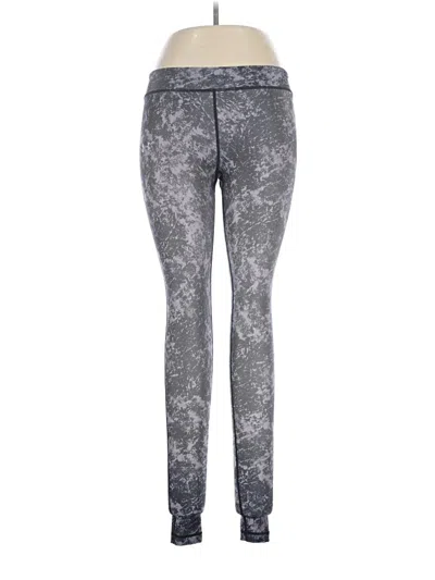 Pre-owned Under Armour Active Pants In Silver