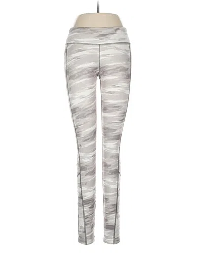 Pre-owned Under Armour Active Pants In Silver