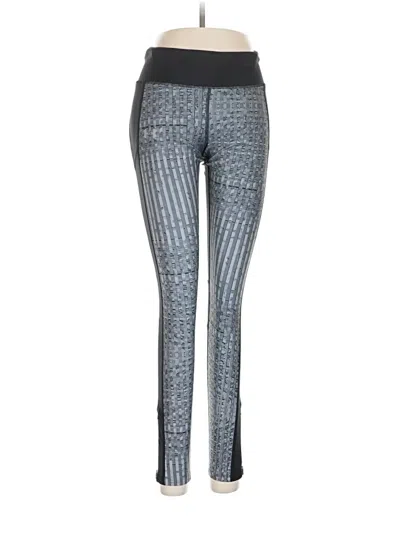 Pre-owned Under Armour Active Pants In Silver