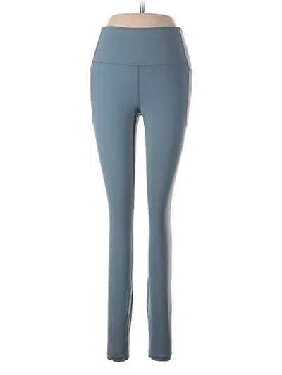 Pre-owned Under Armour Active Pants In Teal