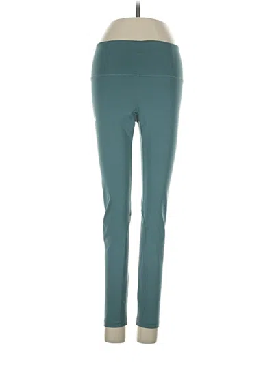 Pre-owned Under Armour Active Pants In Teal