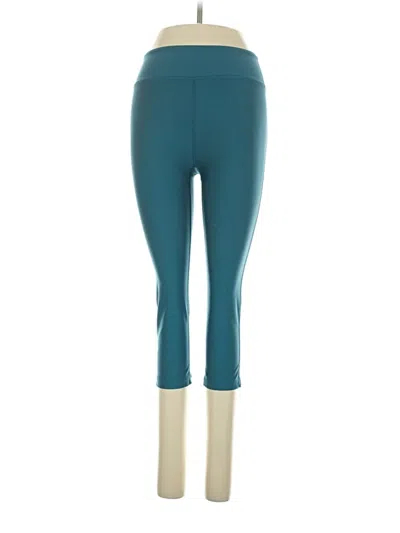 Pre-owned Under Armour Active Pants In Teal
