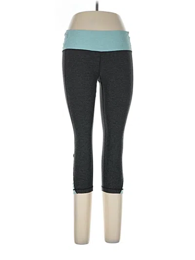 Pre-owned Under Armour Active Pants In Teal