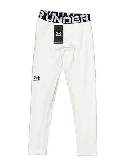 Pre-owned Under Armour Kids' Active Pants In White