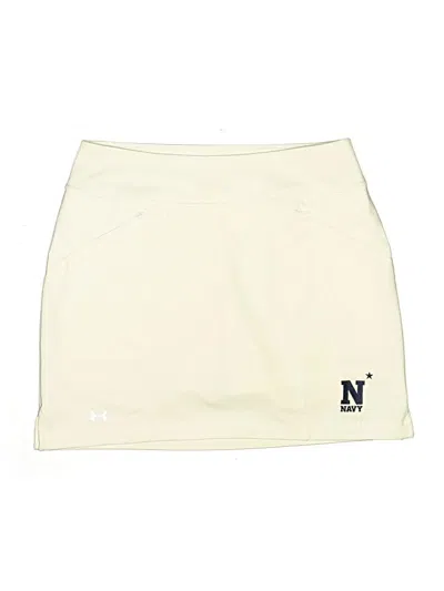 Pre-owned Under Armour Active Skort In Ivory