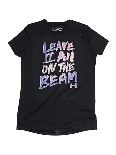 Pre-owned Under Armour Kids' Active T-shirt In Black