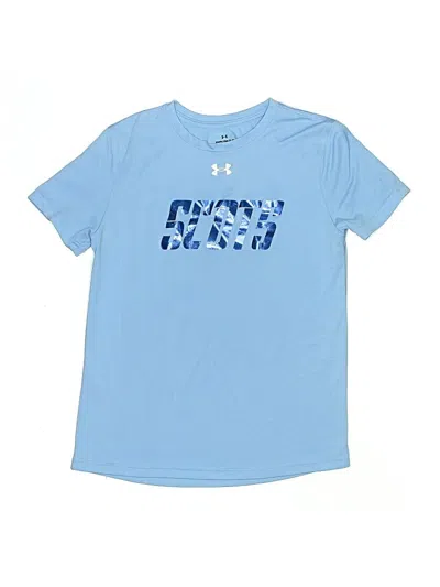 Pre-owned Under Armour Kids' Active T-shirt In Blue