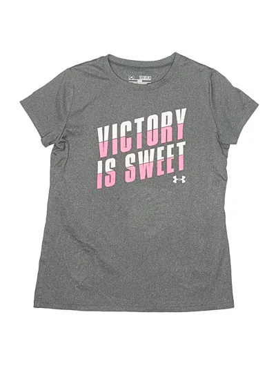 Pre-owned Under Armour Kids' Active T-shirt In Gray