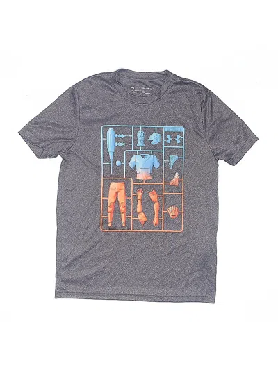 Pre-owned Under Armour Kids' Active T-shirt In Gray