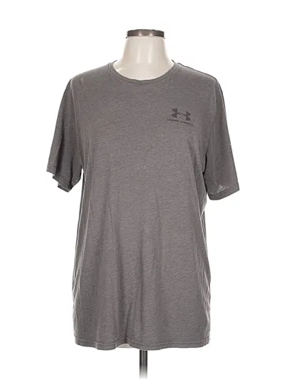 Pre-owned Under Armour Active T-shirt In Gray