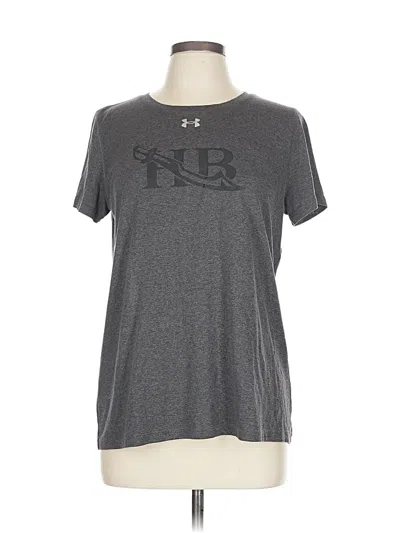 Pre-owned Under Armour Active T-shirt In Gray