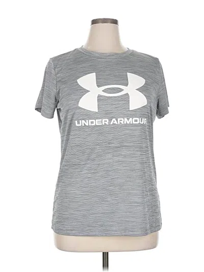 Pre-owned Under Armour Active T-shirt In Gray