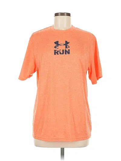 Pre-owned Under Armour Active T-shirt In Orange