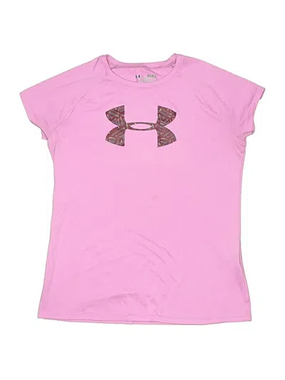 Pre-owned Under Armour Kids' Active T-shirt In Pink