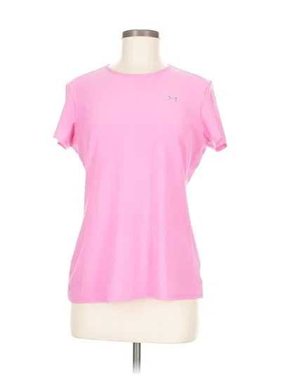 Pre-owned Under Armour Active T-shirt In Pink