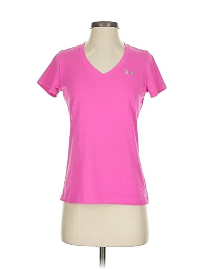 Pre-owned Under Armour Active T-shirt In Pink