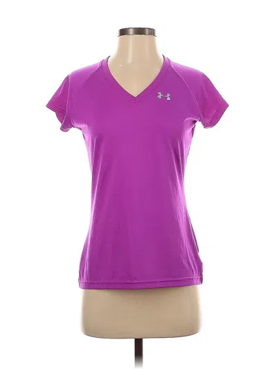 Pre-owned Under Armour Active T-shirt In Purple