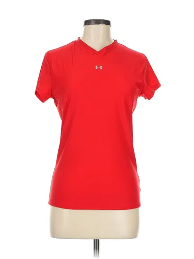 Pre-owned Under Armour Active T-shirt In Red