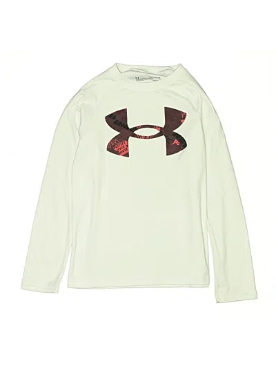 Pre-owned Under Armour Kids' Active T-shirt In White