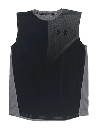 Pre-owned Under Armour Kids' Active Tank Top In Black