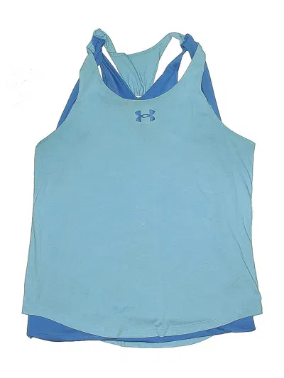 Pre-owned Under Armour Kids' Active Tank Top In Blue