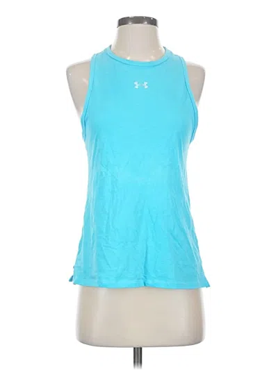 Pre-owned Under Armour Active Tank Top In Blue