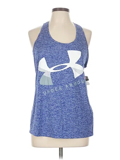 Pre-owned Under Armour Active Tank Top In Blue
