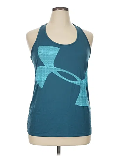 Pre-owned Under Armour Active Tank Top In Blue